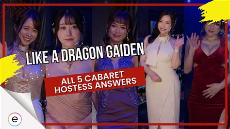 Like a dragon gaiden cabaret answers. Things To Know About Like a dragon gaiden cabaret answers. 